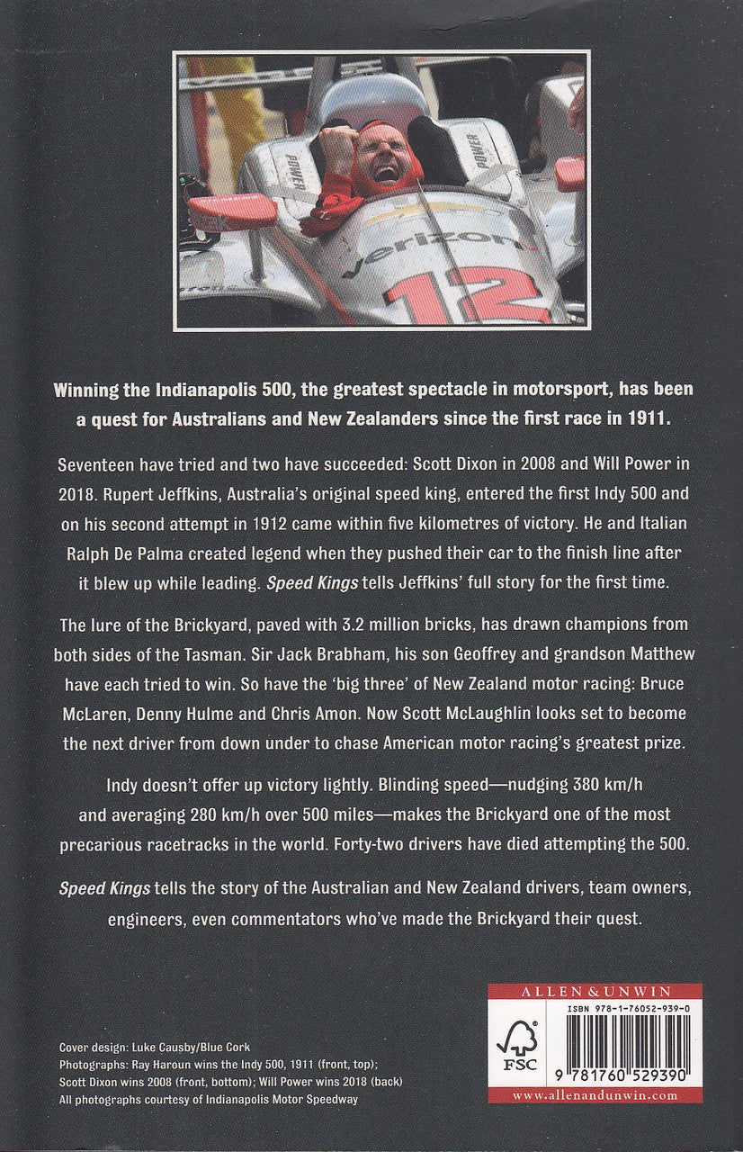 Book back cover with John Smailes author text and barcode panel