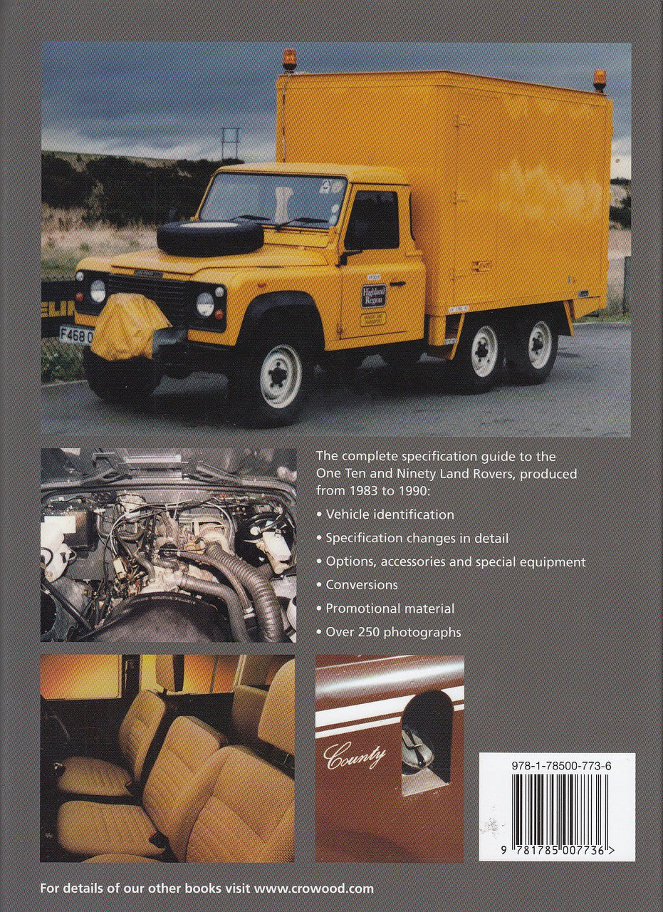 Land Rover One Ten and Ninety Specification Guide (James Taylor) (9781785007736)