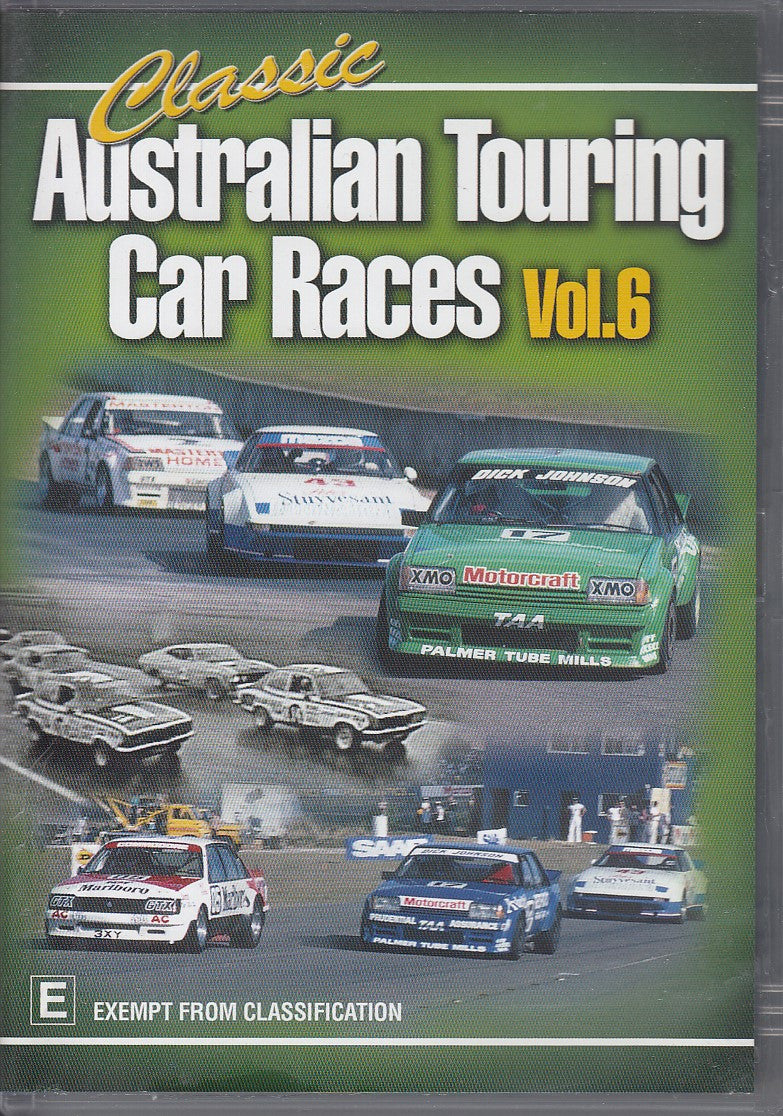 Classic Australian Touring Car Races Vol.6 DVD (9398710859393)
