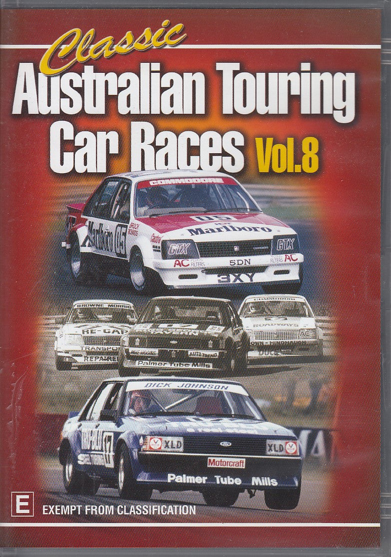Classic Australian Touring Car Races Vol.8 DVD (9340601000544)