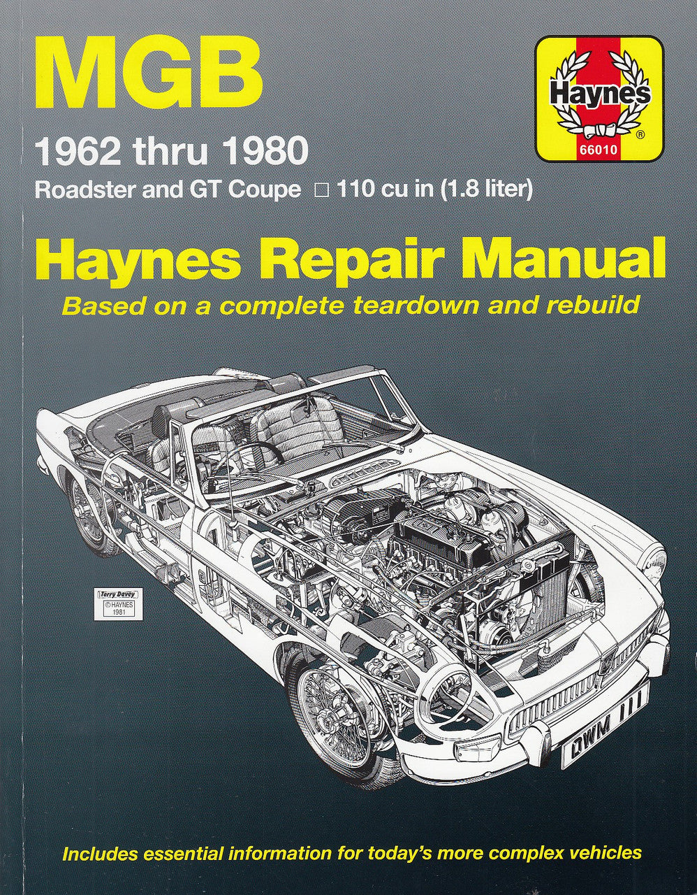 MGB 1962 - 1980 Workshop Manual (66010)
