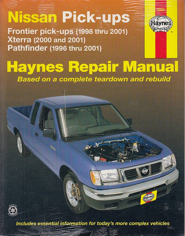 Nissan Pick-Ups 1998 - 2001 Workshop Manual (9781563923968)