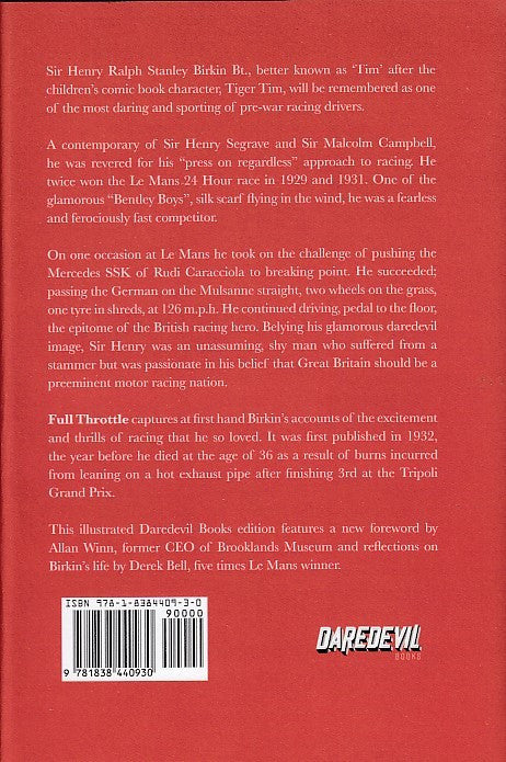 Full Throttle (Sir Henry Tim Birkin) (9781838440930)