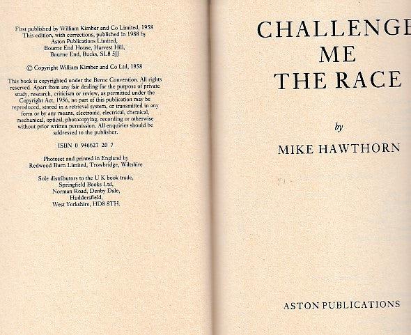 Challenge Me The Race (Mike Hawthorn, 1958) (0946627207)
