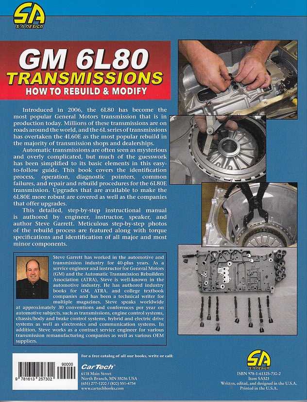 How to Rebuild & Modify GM 6L80 Transmissions (Steve Garrett) (9781613257302)