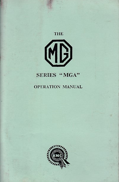 The MG Series MGA Operation Manual (1st Edition)