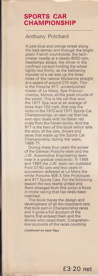 Sports Car Championship (Anthony Pritchard, 1972)