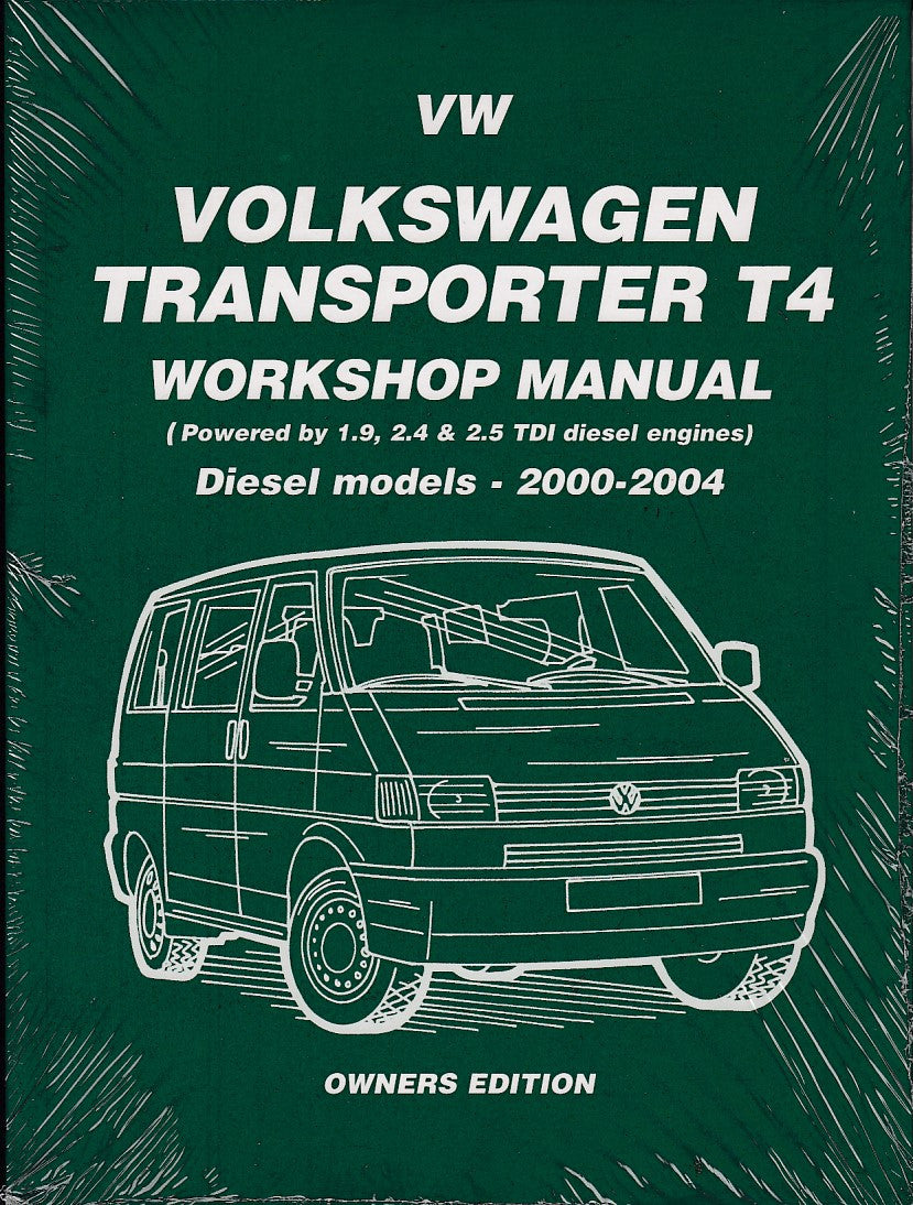 Volkswagen Transporter T4 2000 Onwards Workshop Manual