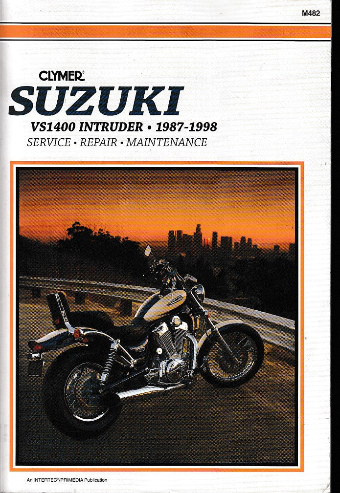 Clymer Suzuki VS1400 Intruder service repair maintenance manual, 1987–1998 cover