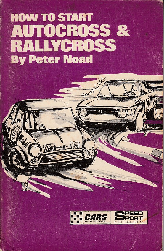 How to Start Autocross & Rallycross book by Peter Noad, purple cover