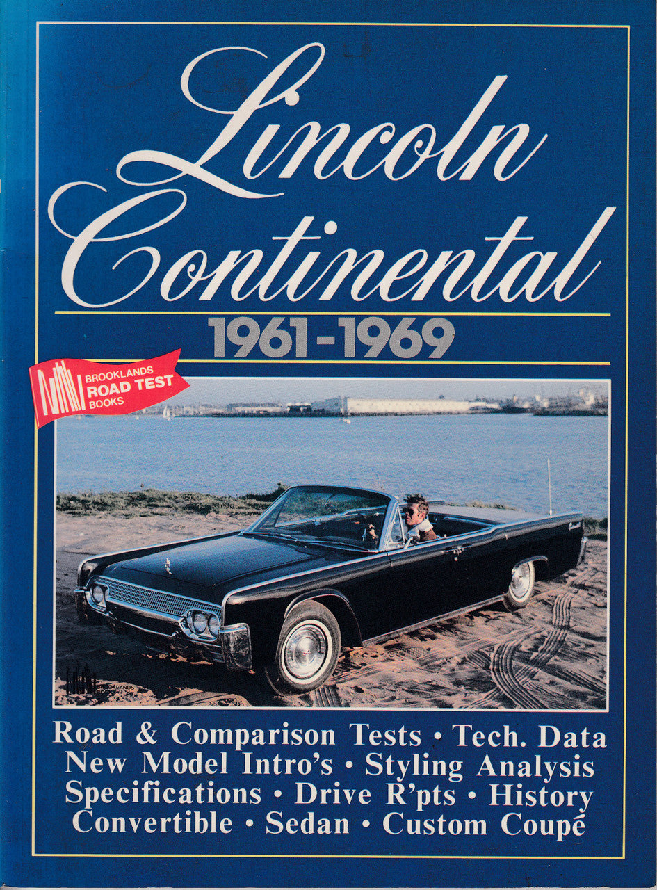 Lincoln Continental 1961-1969 Brooklands Road Test Book