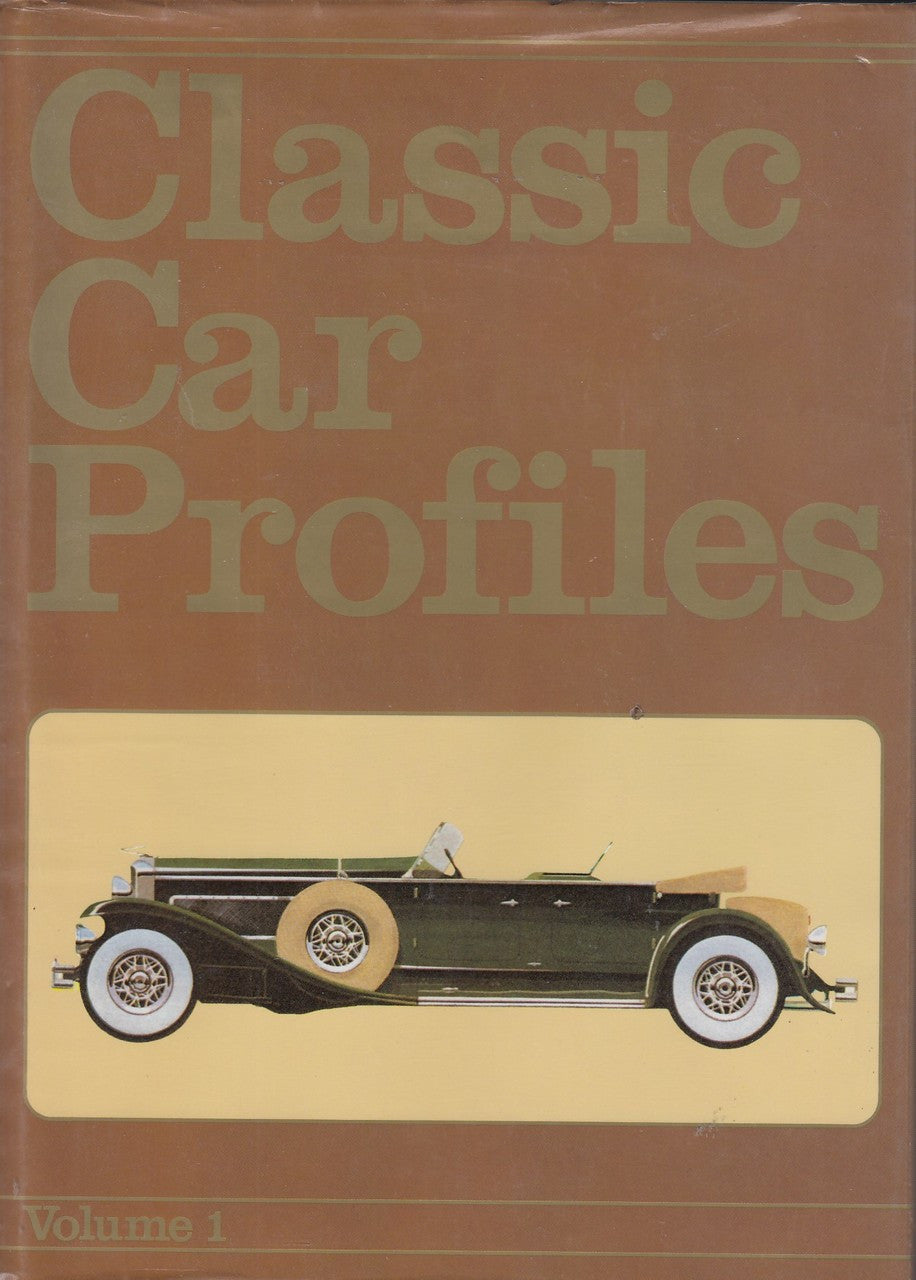 Classic Car Profiles: Vol. 1 (A Foulis book by Anthony Bird)