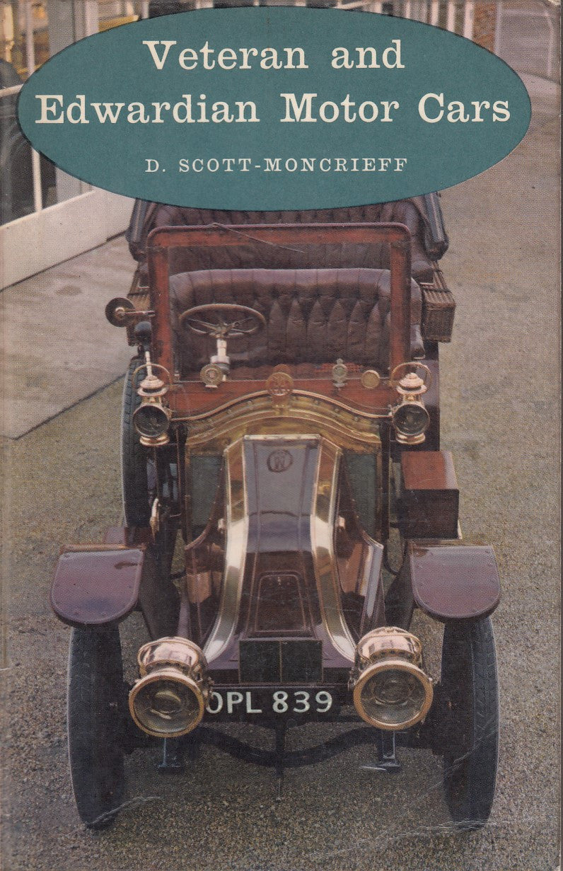 Paperback book cover with vintage motor car photo and title lettering at top.