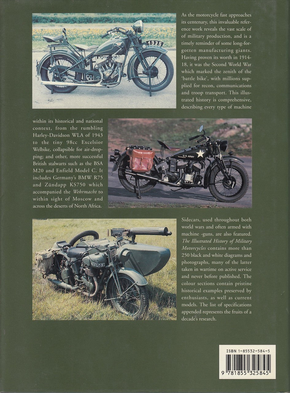 The Illustrated History of Military Motorcycles (Hardcover, David Ansell, (9781855325845)
