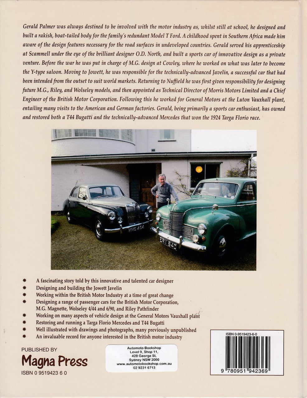 Auto-Architect - The Autobiography of Gerald Palmer (by Gerald Palmer)