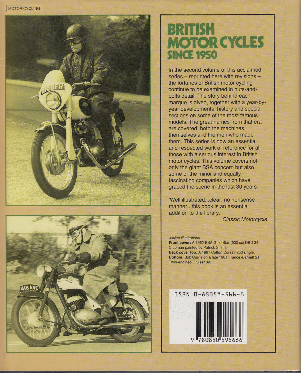 British Motorcycles Since 1950 Volume 2 (9780850595666)