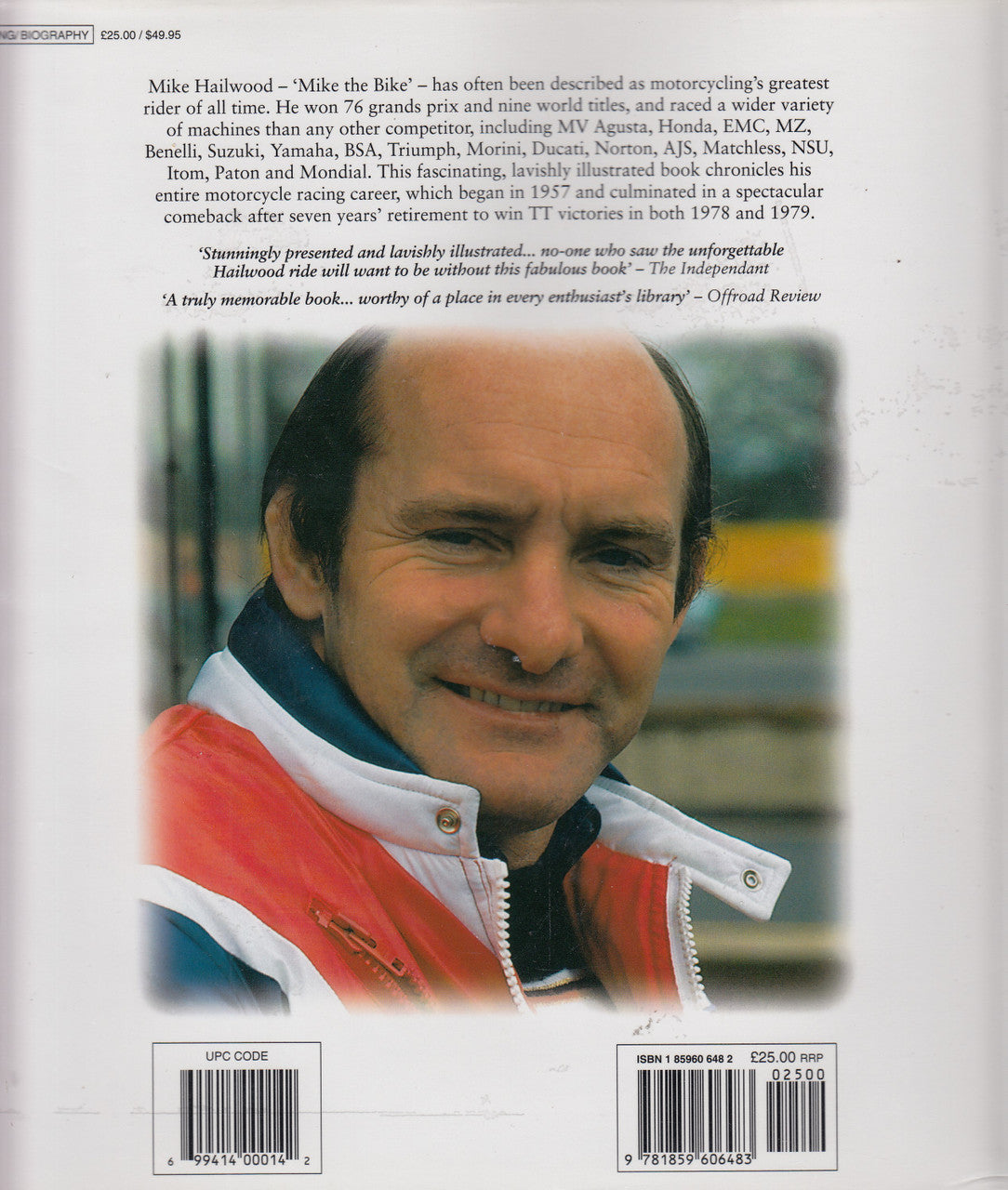 Mike Hailwood A Motorcycle Racing Legend (Mick Woollett)