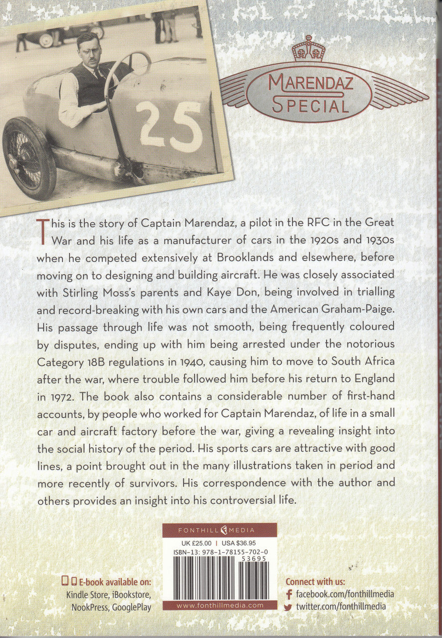 The All-British Marendaz Special The Man,The Cars and The Aeroplanes