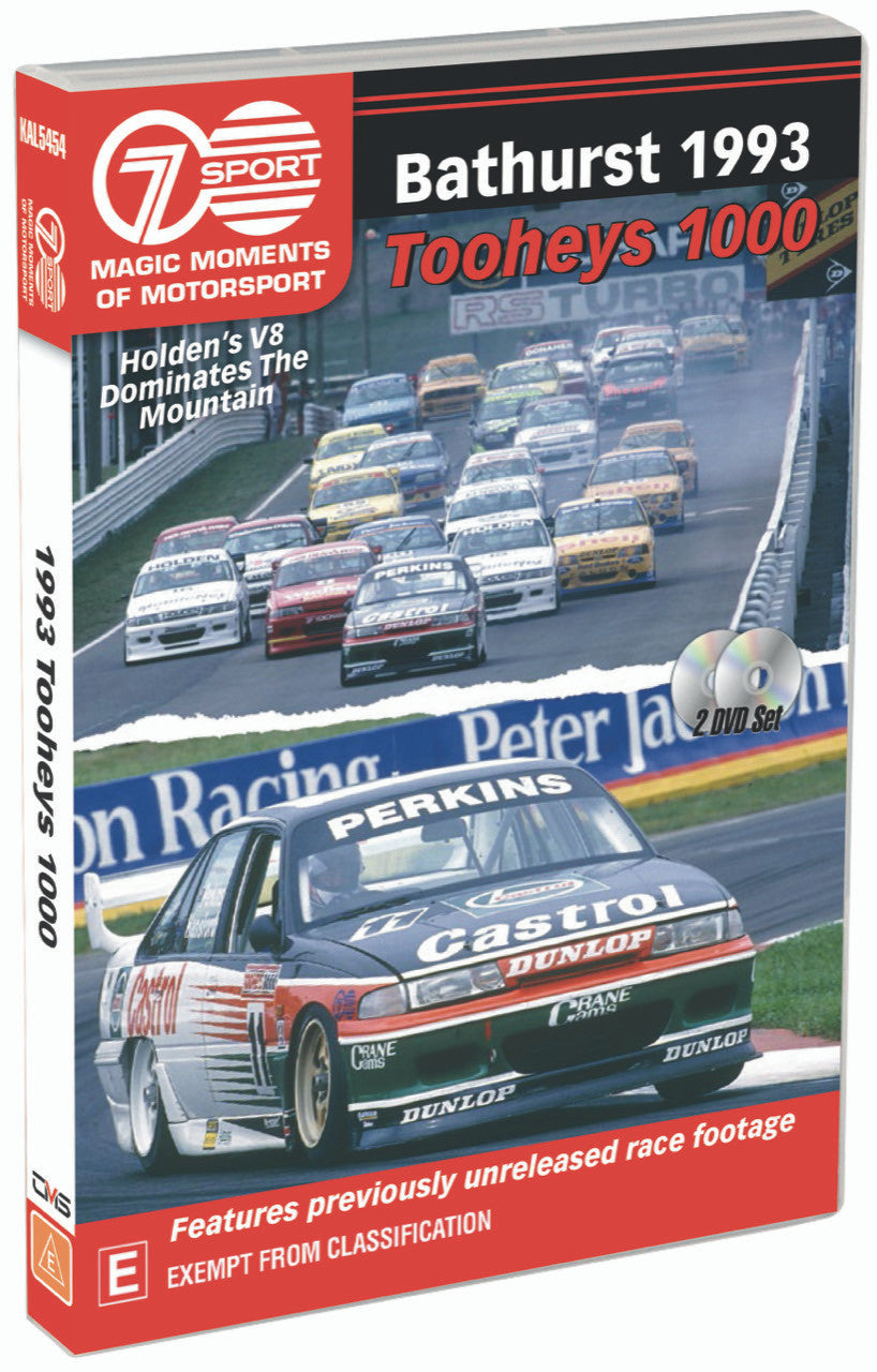 1993 Tooheys Bathurst 1000 - Holden's V8 Dominates The Mountain DVD (9340601002869)