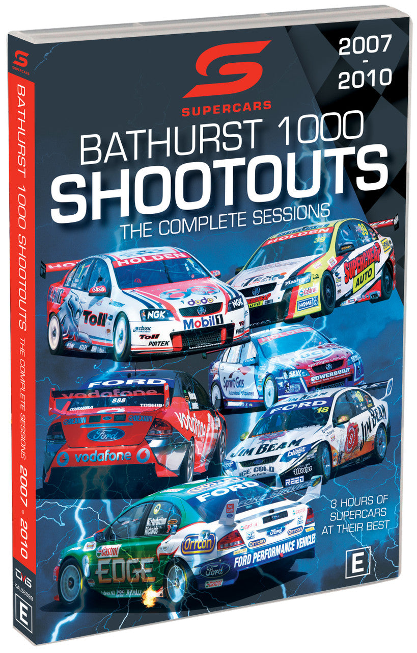 Supercars Bathurst Shoot Outs The Complete Sessions 2007 to 2010 DVD (9340601002883)