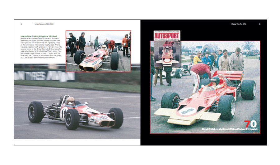Lotus Racecars 1966 - 1986 Previously Unseen Images Sample Page