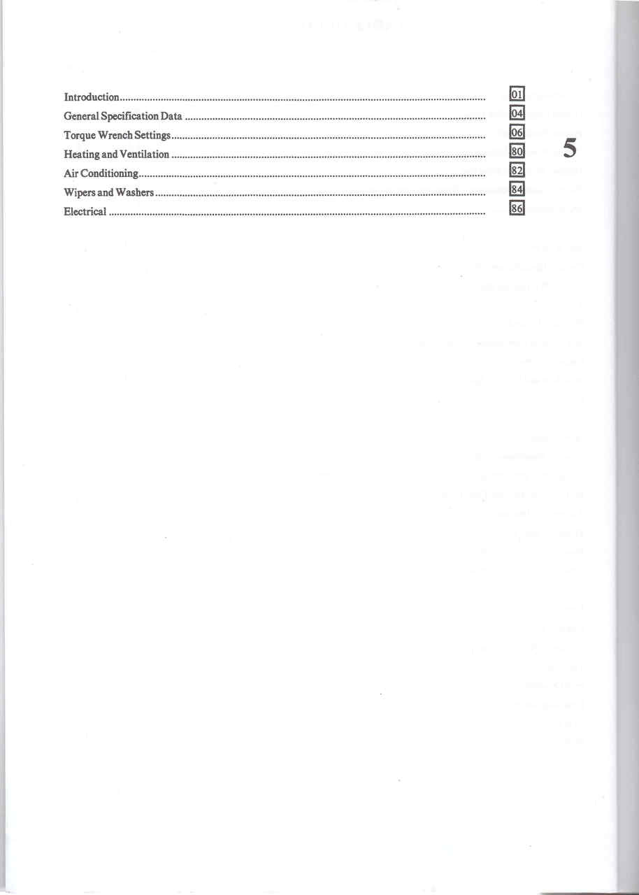 Range Rover Models 1986 - 1994 Workshop Manual (2 Volume Set) ( LSM180WM ) - cont3