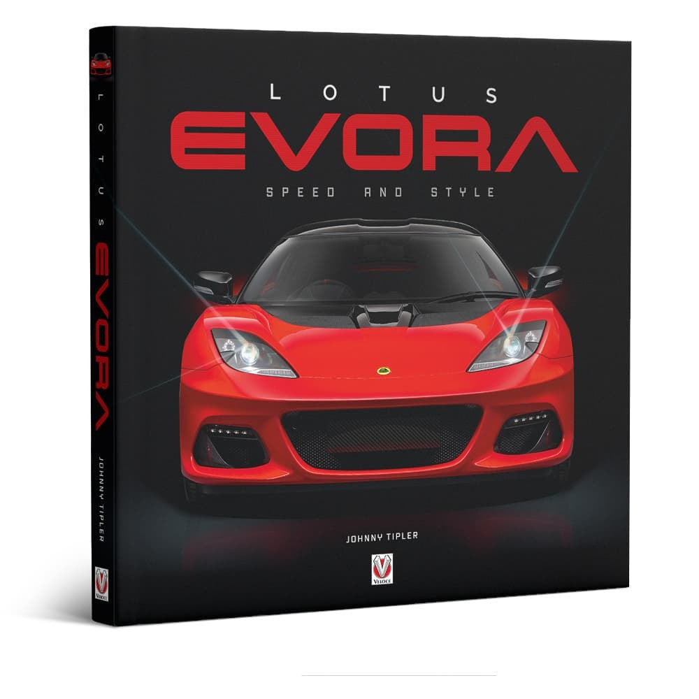 Lotus Evora speed and style model car set box with red sports car front art