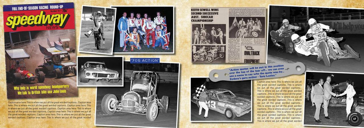 Speedway Action - Australian Oval Track Racing 1960 - 1990