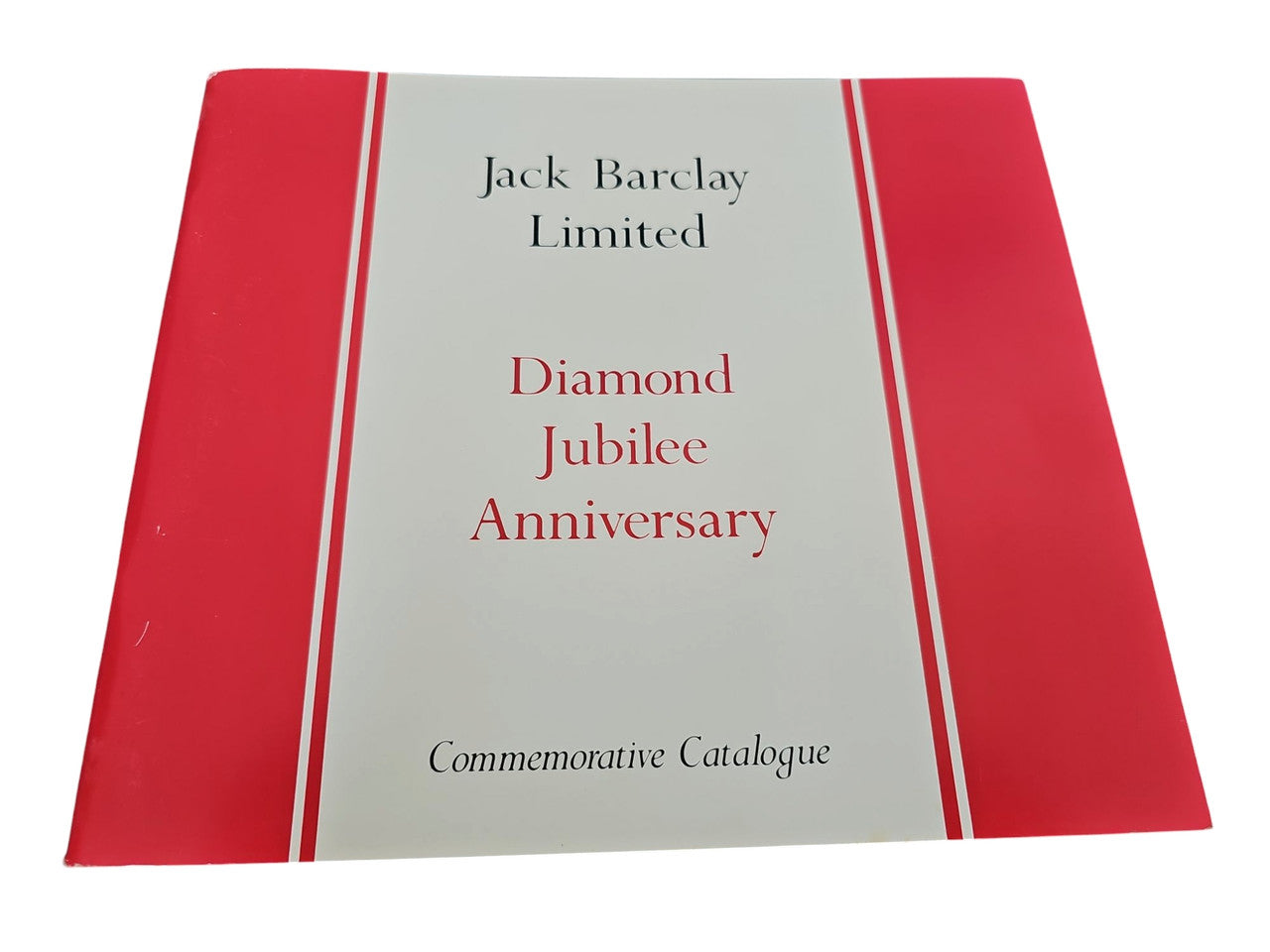Jack Barclay Ltd Diamond Jubilee Anniversary Commemorative Catalogue