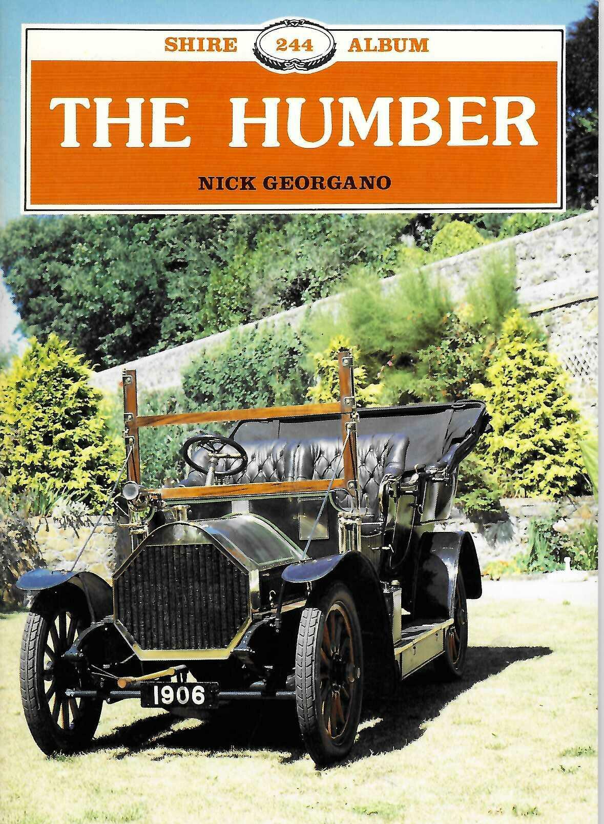 The Humber book by Nick Georgano, first edition cover with vintage car illustration