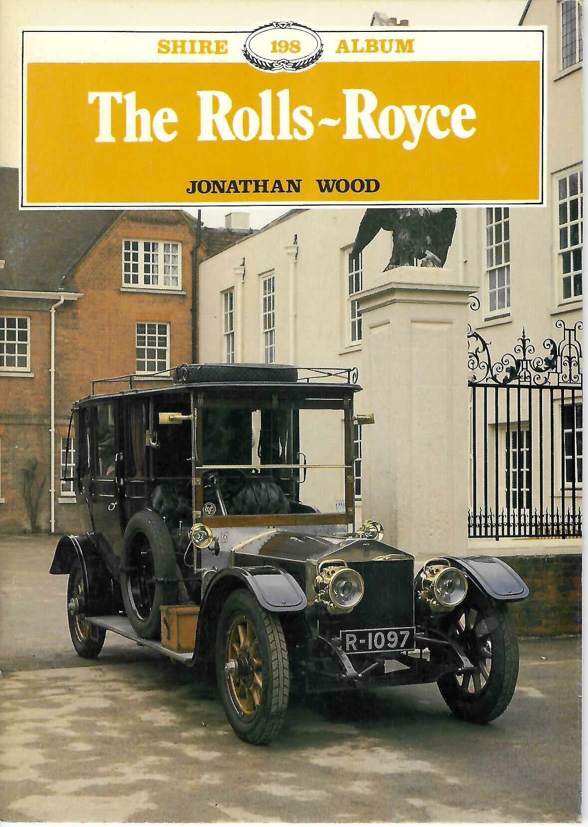 The Rolls-Royce Jonathan Wood book cover with vintage black car illustration