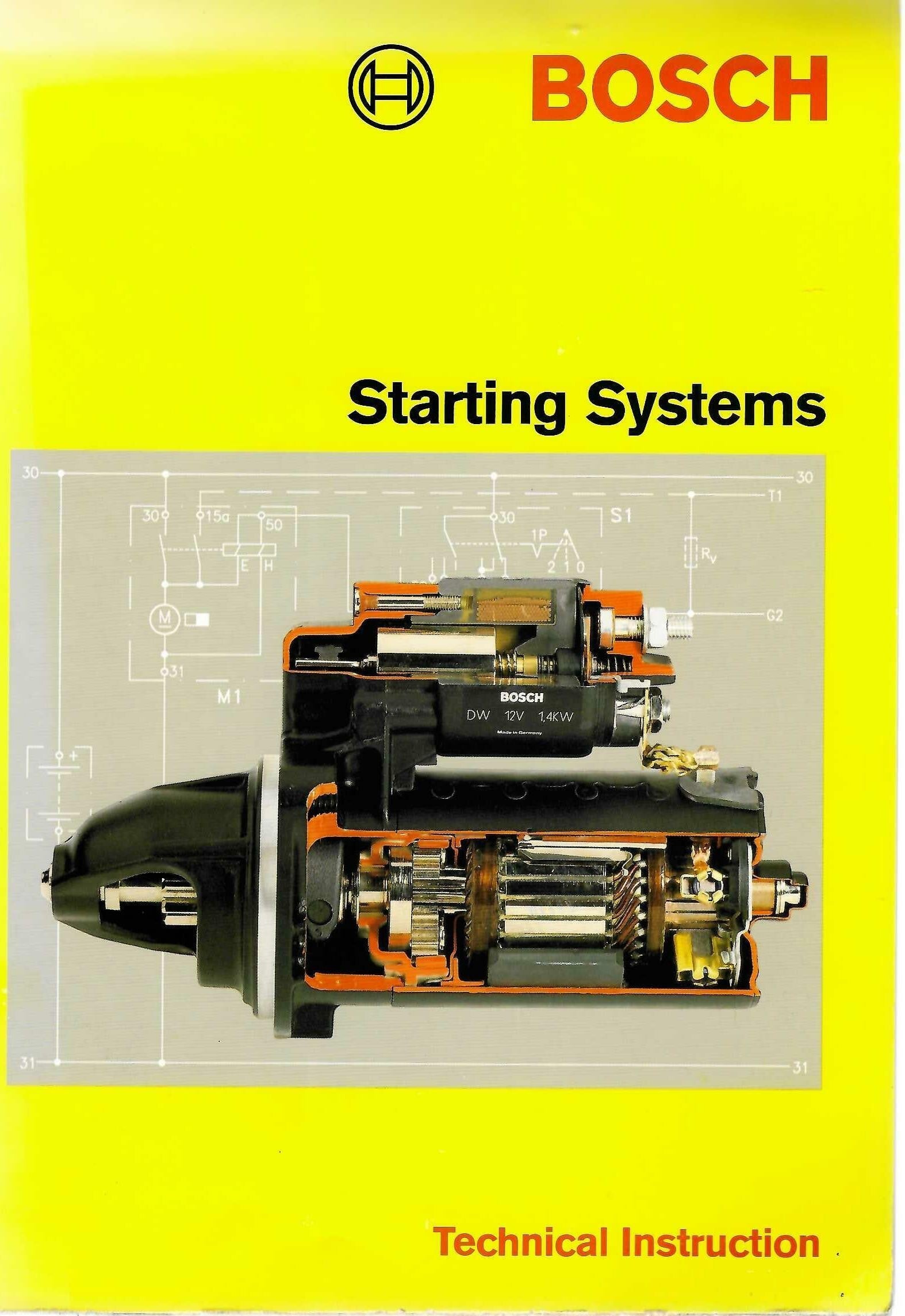Starting Systems: Bosch Technical Instruction