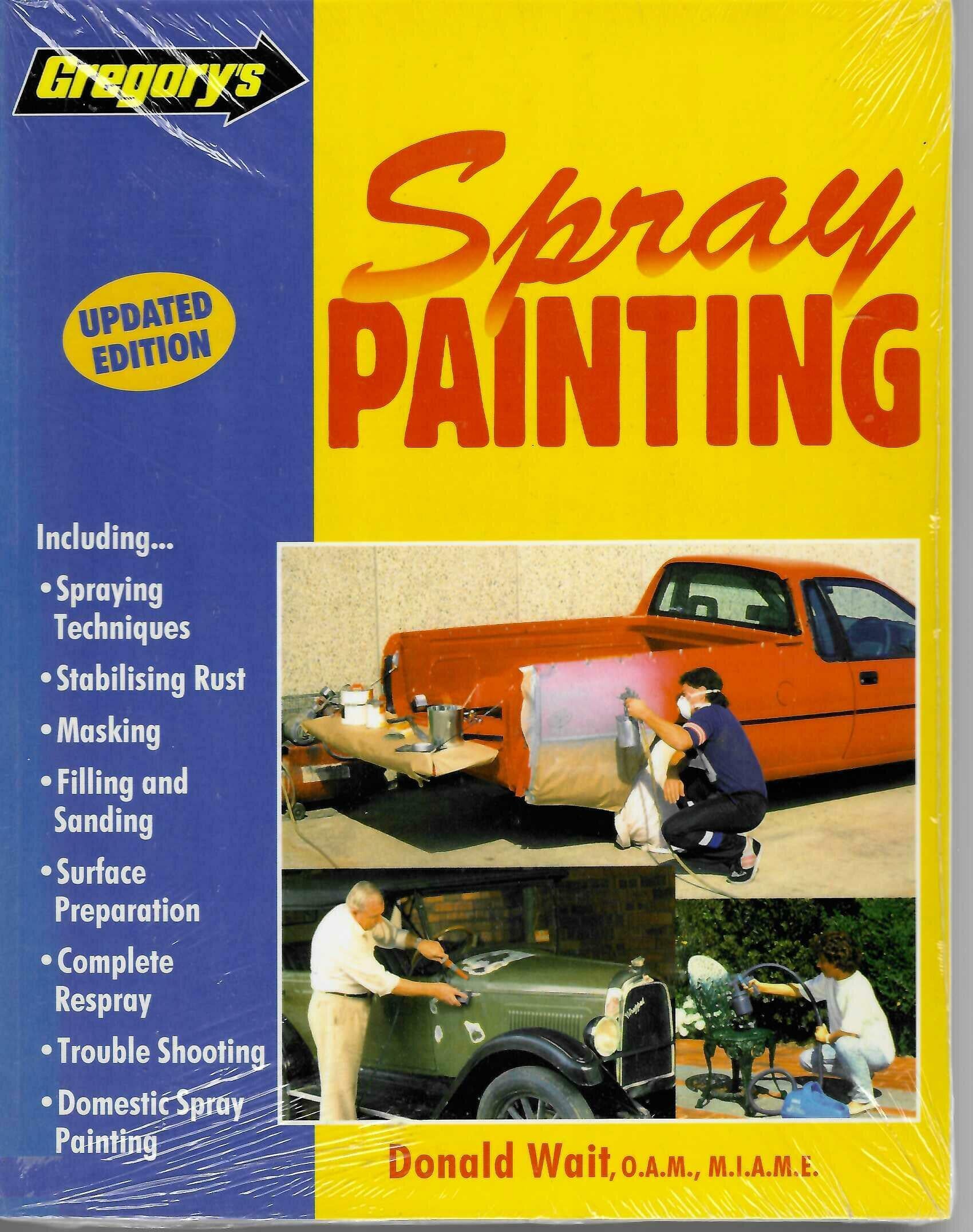 Gregory's Spray Painting Manual No. 419 - Donald Wait front cover