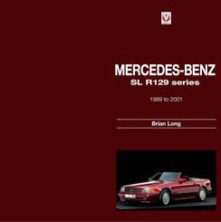 Mercedes-Benz SL R129 series 1989 to 2001 brochure cover with red car