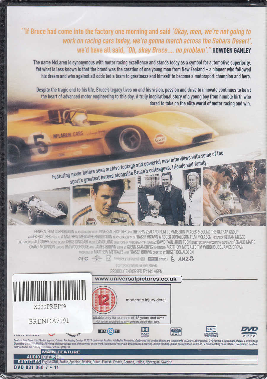 McLaren Pioneer, Leader, Father, Champion DVD