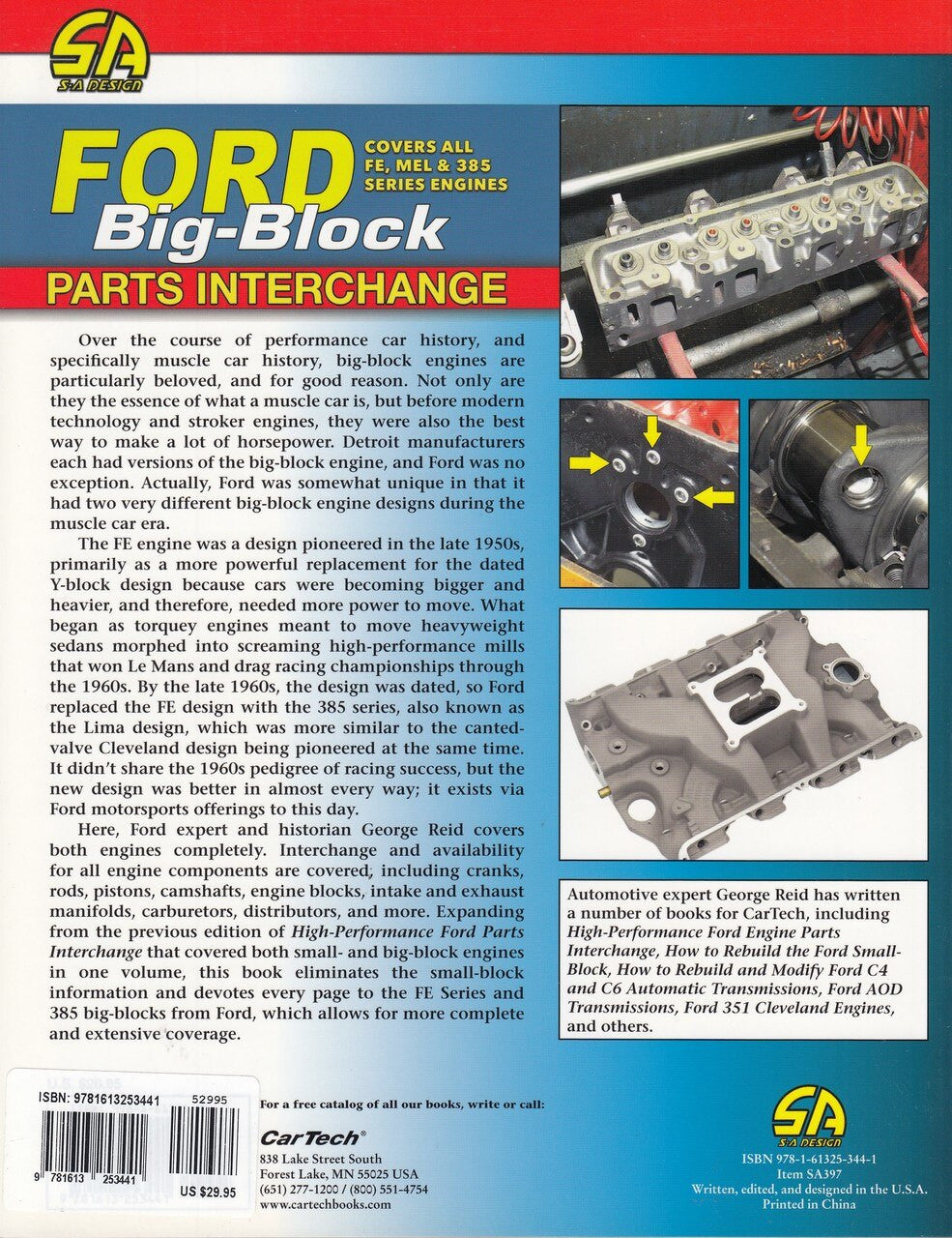 Ford Big-Block Parts Interchange - Coves all Fe, Mel & 385 Series Engines (George Reid) (9781613253441)