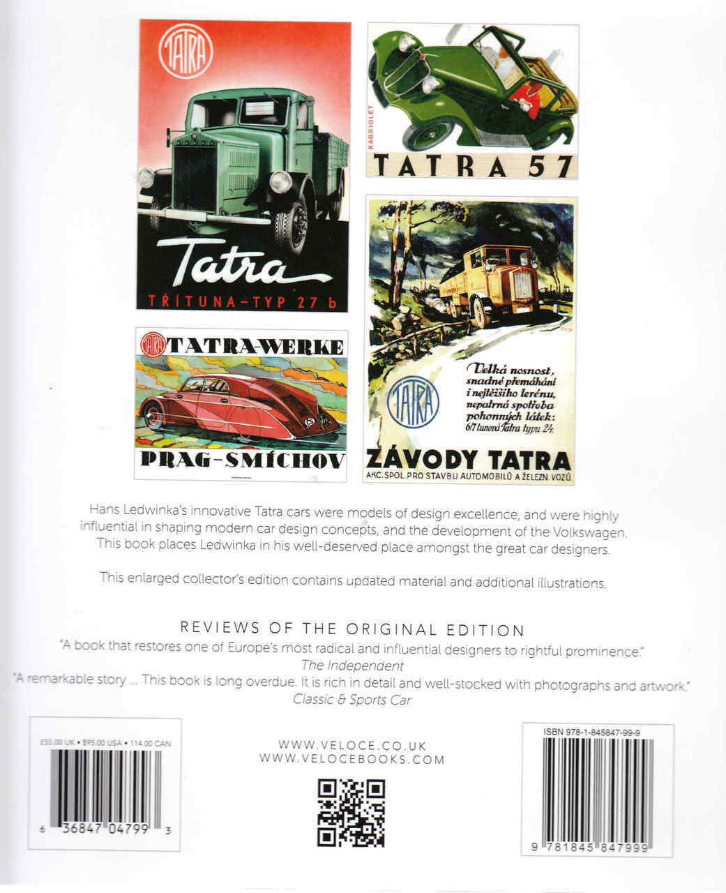 Tatra: The Legacy Of Hans Ledwinka - back