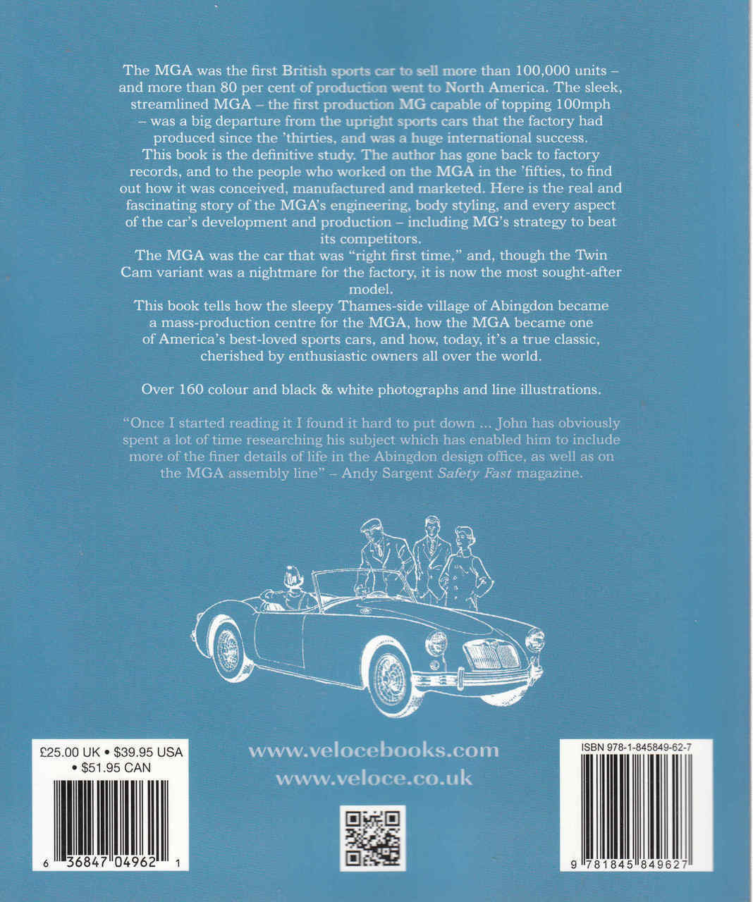 The MGA (Veloce Reprint Series) (9781845849627) - back