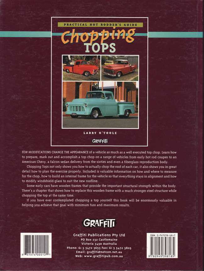 Chopping Tops: Practical Hot Rodder's Guide