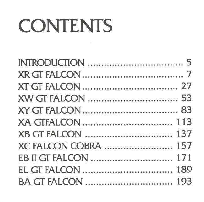 Ford Falcon GT 1967 - 2004