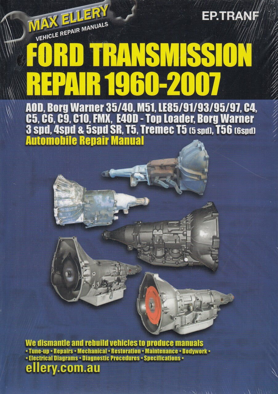 Automatic and Manual Transmission Repair Book Ford 1960 - 2007 (9781876720247)