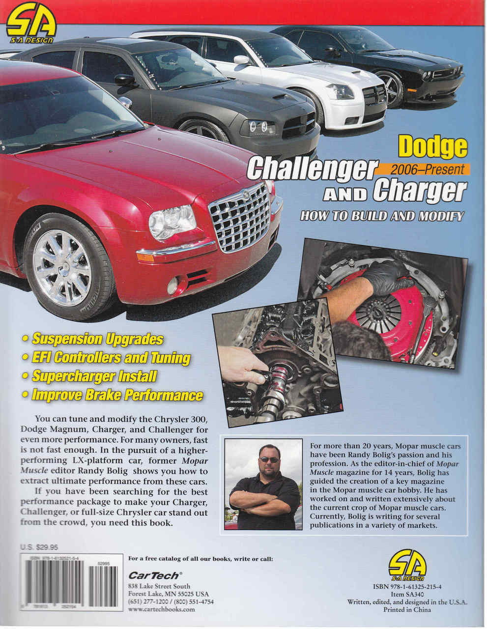 Dodge Challenger and Charger 2006 - Present: How To Build And Modify (9781613252154) - back