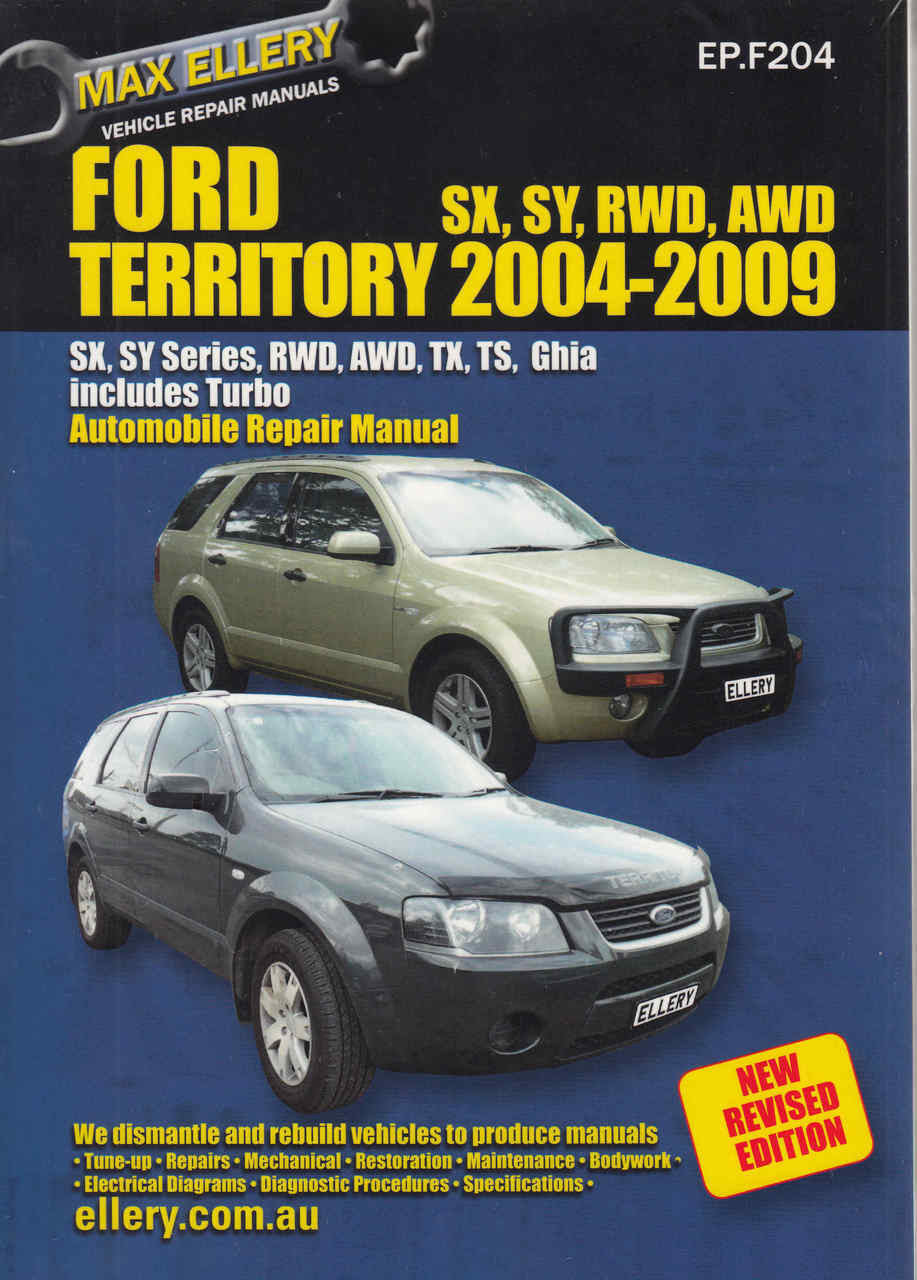 Ford Territory 2004 - 2007 Workshop Manual - front