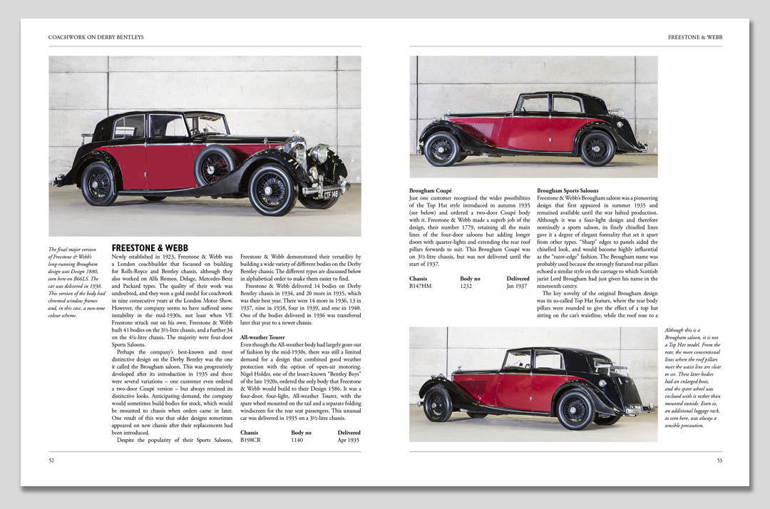 Coachwork On Derby Bentleys, 1933-1940
Code: 9781906133757