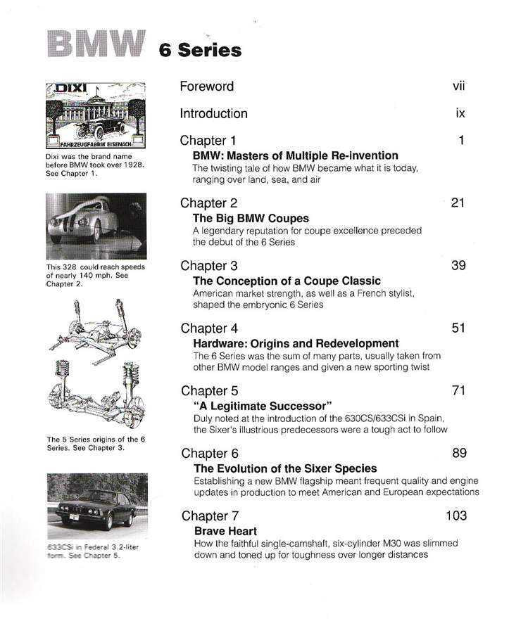 BMW 6 Series Enthusiast's Companion