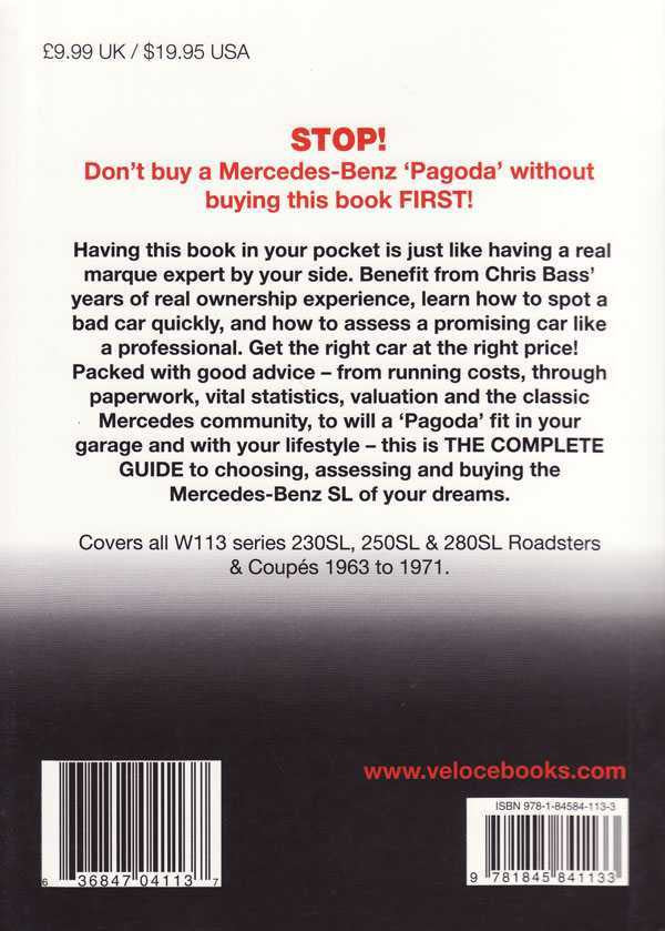 Mercedes-Benz (Pagoda) 230SL, 250SL, 280SL W113 : The Essential Buyer's Guide