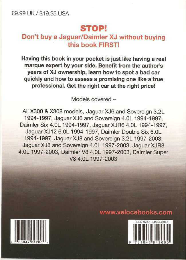 Jaguar, Daimler XJ 1994 to 2003: The Essential Buyer's Guide