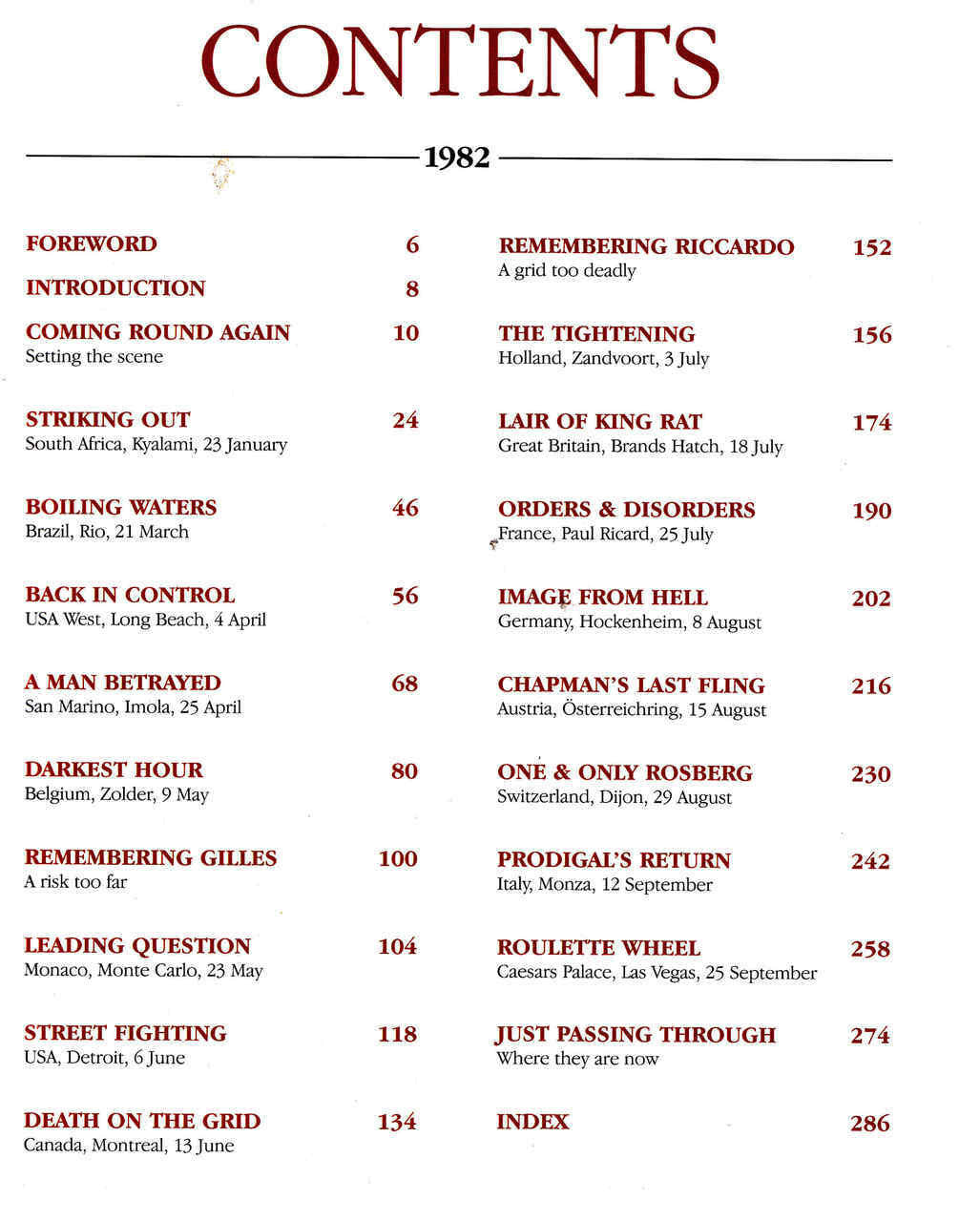 1982: The Inside Story Of The Sensational Season - cont