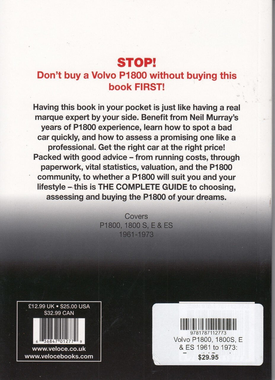 Volvo P1800, 1800S, E & ES 1961 to 1973 Essential Buyer's Guide
