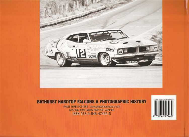 Bathurst Hardtop Falcons: A Photographic History (Hard Cover Book)
